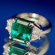 5.57ct エメラルド ダイヤ プラチナ リング