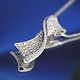 1.00ct K18WG ダイヤ ネックレス